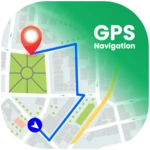 Logo of GPS navigation android Application 