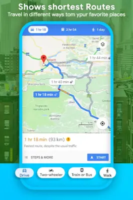 GPS navigation android App screenshot 0