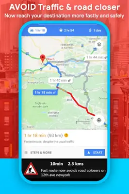 GPS navigation android App screenshot 1